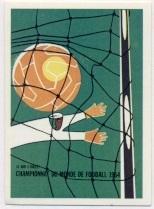 наклейка футбол Чемпіонат Світу 1954 Швейцарія /FIFA World Cup 1954 logo sticker