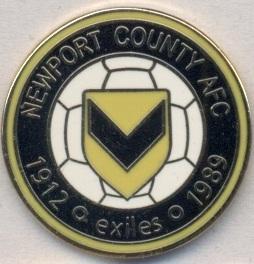 футбол.клуб Ньюпорт (Уельс->Англія)3 ЕМАЛЬ/Newport County AFC,Wales football pin