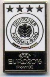Німеччина, федерація футболу, Євро-16,№1 ЕМАЛЬ / Germany football federation pin