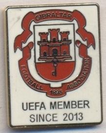 Гібралтар, федерація футболу, №2 ЕМАЛЬ / Gibraltar football federation pin badge