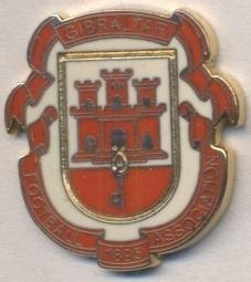Гібралтар, федерація футболу, №3 ЕМАЛЬ / Gibraltar football federation pin badge