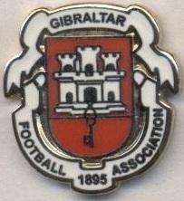 Гібралтар, федерація футболу, №4 ЕМАЛЬ / Gibraltar football federation pin badge