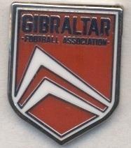 Гібралтар, федерація футболу, №8 ЕМАЛЬ / Gibraltar football federation pin badge