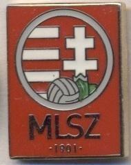 Угорщина,федерація футболу,№3 ЕМАЛЬ/Hungary football federation enamel pin badge