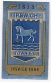 наклейка блискуча футбол Іпсвіч Таун (Англія) /Ipswich Town,England logo sticker