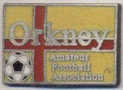 Оркнейскі О-ви,федерація футболу(не-ФІФА)2 ЕМАЛЬ /Orkney football federation pin