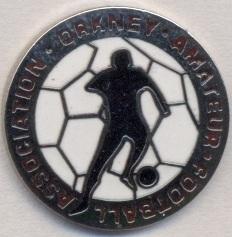 Оркнейскі О-ви,федерація футболу(не-ФІФА)3 ЕМАЛЬ /Orkney football federation pin