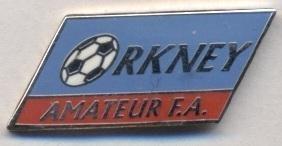 Оркнейскі О-ви,федерація футболу(не-ФІФА)4 ЕМАЛЬ /Orkney football federation pin