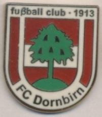 футбол.клуб Дорнбірн (Австрія)1 ЕМАЛЬ / FC Dornbirn, Austria football pin badge