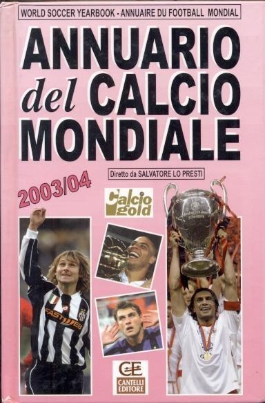книга Щорічник Світового Футболу 2003-04/Annuario Calcio Mondiale,Football guide