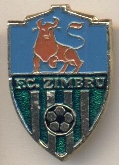 футбол.клуб Зімбру Кишинів (Молдова) алюм.2 /Zimbru Chis.,Moldova football badge