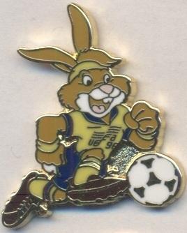 Чемпіонат Європи 1992, талісман,№1 ЕМАЛЬ / Euro 1992 football mascot pin badge