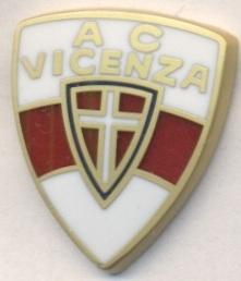 футбол.клуб Віченца (Італія)ЕМАЛЬ випуклий/AC Vicenza,Italy football replica pin