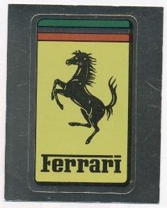 наклейка Ф-1 Формула-1 авто Феррарі №2 / Ferrari F-1 Formula-1 team logo sticker