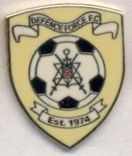 футбол.клуб Дефенс Форс (Тринідад) ЕМАЛЬ /Defence Force FC,Trinidad football pin