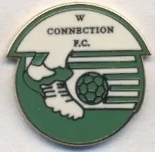 футбол.клуб Дабл-Ю Коннекшн (Тринідад) ЕМАЛЬ /W Connection,Trinidad football pin