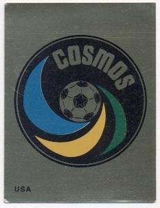 наклейка футбол Нью-Йорк Космос (США) /New York Cosmos,USA football logo sticker