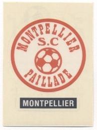 наклейка футбол Монпельє (Франція) /Montpellier SCP,France football logo sticker