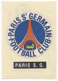 наклейка футбол ПСЖ (Франція)1 / Paris St.Germain, France football logo sticker