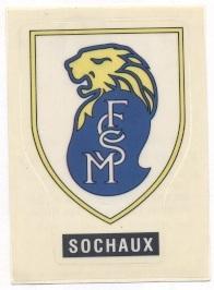 наклейка футбол Сошо (Франція /Sochaux-Montbelliard,France football logo sticker