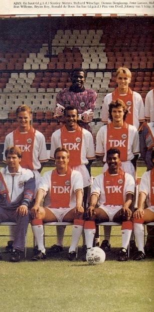 постер футбол Аякс Амстердам (Нідерланди) 1990 /Ajax,Netherlands football poster