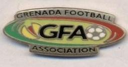 Гренада, федерація футболу, №3, ЕМАЛЬ / Grenada football federation pin badge