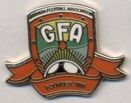 Гренада, федерація футболу, №4, ЕМАЛЬ / Grenada football federation pin badge
