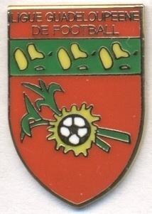 Гваделупа, федерація футболу,№1 ЕМАЛЬ / Guadeloupe football federation pin badge