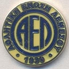 футбольний клуб АЕЛ Лімасол (Кіпр)2 ЕМАЛЬ/AEL Limassol,Cyprus football pin badge