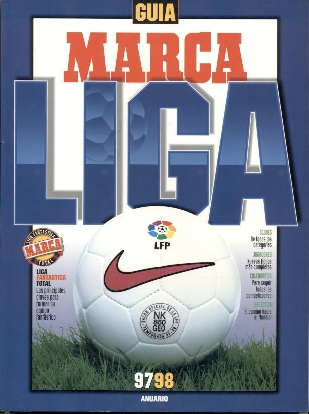 Іспанія,чемпіонат 1997-98 №1 спецвидання Марка/Marca Spain football season guide