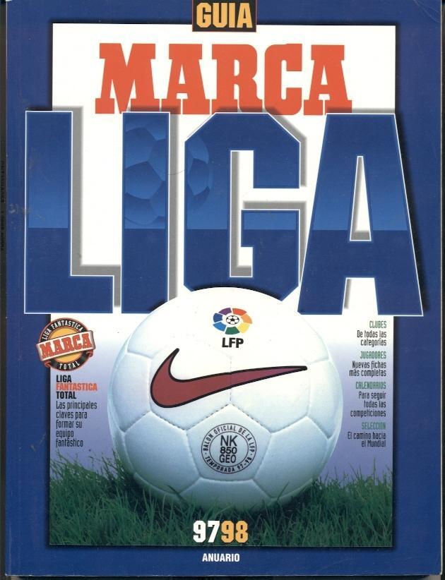 Іспанія,чемпіонат 1997-98 №2 спецвидання Марка/Marca Spain football season guide