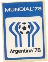наклейка футбол Чемпіонат Світу 1978 Аргентина /FIFA World Cup 1978 logo sticker