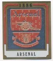 наклейка блискуча футбол Арсенал (Англія) / Arsenal FC, England logo sticker