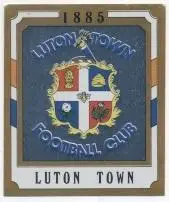 наклейка блискуча футбол Лутон Таун (Англія) /Luton Town FC,England logo sticker