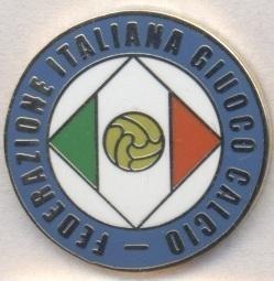 Італія, федерація футболу,№14 ЕМАЛЬ /Italy football federation replica pin badge