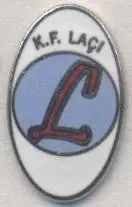 футбольний клуб Лячі (Албанія)1 ЕМАЛЬ /KF Laci,Albania football enamel pin badge