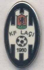 футбольний клуб Лячі (Албанія)2 ЕМАЛЬ /KF Laci,Albania football enamel pin badge