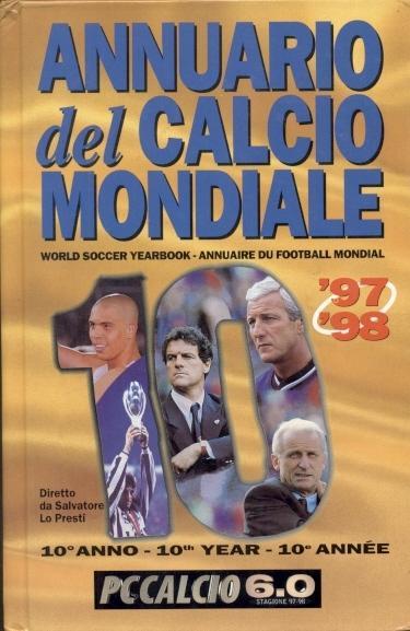 книга Щорічник Світового Футболу 1997-98/Annuario Calcio Mondiale,football guide