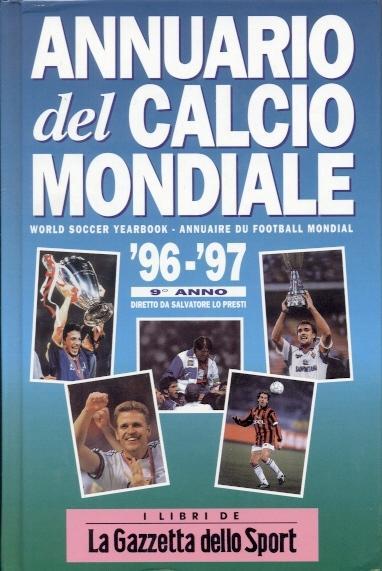 книга Щорічник Світового Футболу 1996-97/Annuario Calcio Mondiale,football guide