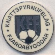 футбол.клуб Ф'ярдабігд (Ісландія)1 ЕМАЛЬ / KF Fjardabyggdar,Iceland football pin