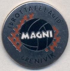 футбол.клуб Магні (Ісландія)1 ЕМАЛЬ / Magni Grenivik, Iceland football pin badge