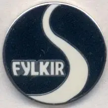 футбольний клуб Фількір (Ісландія)2 ЕМАЛЬ / IF Fylkir,Iceland football pin badge