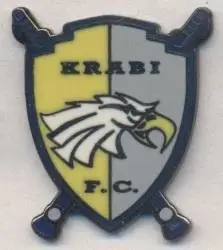 футбол.клуб Крабі (Таїланд) ЕМАЛЬ / Krabi FC, Thailand football enamel pin badge