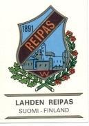 наклейка футбол Рейпас Лахті (Фінляндія) / Reipas Lahti, Finland logo sticker