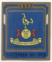 наклейка блискуча футбол Тоттенхем Xотспур(Англ) /Tottenham,England logo sticker