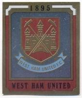 наклейка блискуча футбол Вест Хем (Англія)1 / West Ham Utd, England logo sticker