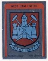 наклейка блискуча футбол Вест Хем (Англія)2 / West Ham Utd, England logo sticker