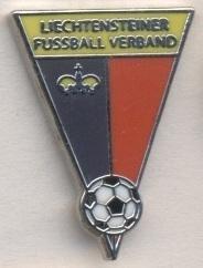 Ліхтенштейн,федерація футболу1 ЕМАЛЬ/Liechtenstein football federation pin badge