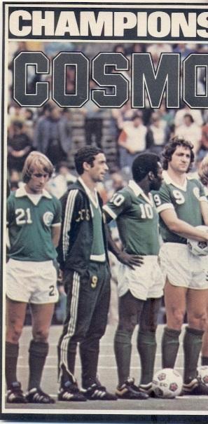 постер футбол.клуб Нью-Йорк Космос (США) 1977 / NY Cosmos, USA football poster