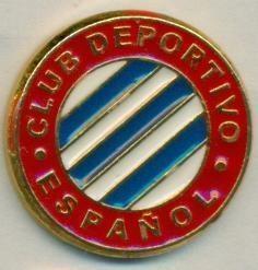 футбол.клуб Еспаньйол (Іспанія), важмет / CD Espanol, Spain football replica pin
